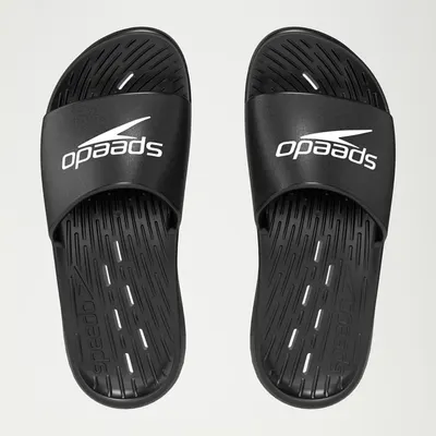 Papuci femei Speedo Slide negri – papuci piscina, uscare rapida