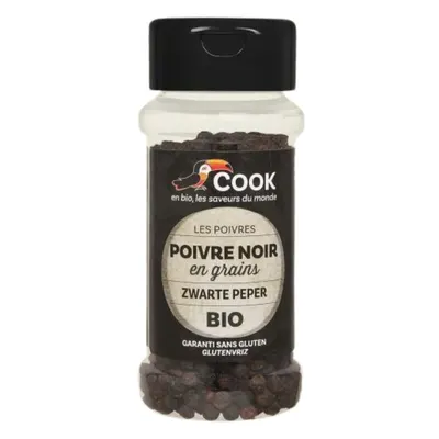 Piper negru boabe bio 50g Cook