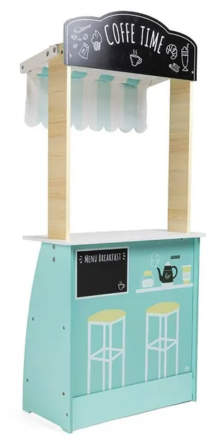 Stand din lemn Eurekakids - Piață și cafenea bio