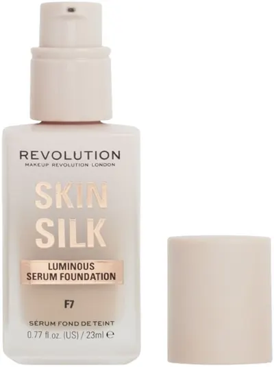 Makeup Revolution fond de ten -ser Skin Silk, F7, 23 ml