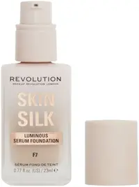 Makeup Revolution fond de ten -ser Skin Silk, F7, 23 ml