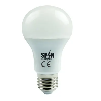 Bec Led E27, model glob A60, 10W=85W, 2700K, lumina calda, 1100Lm