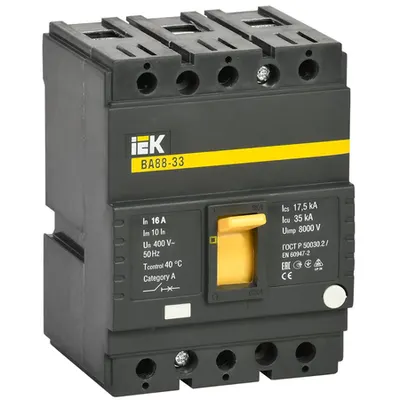 Intrerupator general MCCB VA88-33 3P 16A 35kA