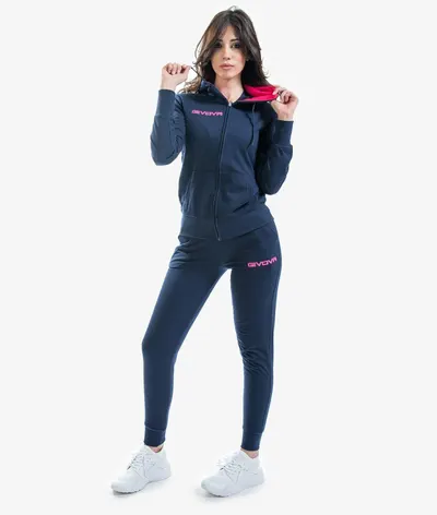 Trening Givova Donna bleumarin-fuchsia S