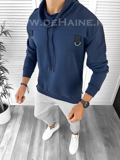 Hanorac barbati slim fit bleumarin 2676 I6-5.3