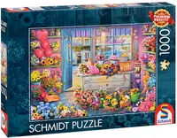 Puzzle Schmidt din 1000 de piese - Magazin de flori colorat