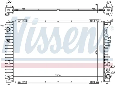 Radiator racire motor potrivit FORD USA ESCAPE -09.14