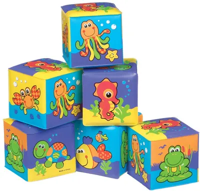 Cubulete moi pentru baie Playgro - 6 buc.