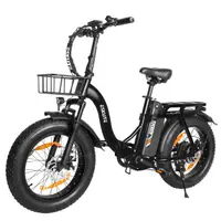Bicicletă electrică pliabilă ESKUTE D202, baterie 48V 20.8Ah, anvelope groase 20