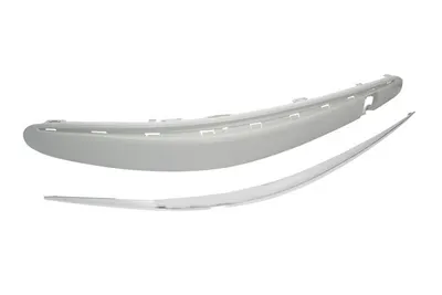 Spoiler bara Fata Dreapta set cu banda cromata, grund potrivit MERCEDES E T-MODEL S211, E VF211, E W211 2002-2009 2002-2007