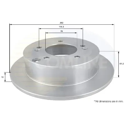 Disc frana COMLINE ADC1066