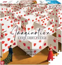 Puzzle Good Loot din 1000 de piese - Rafal Olbinski: Apărarea absolutului plictiseală