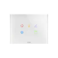 ICE TOUCH Placa KNX - sticla - 6 zone de atingere - ALB - CHORUS