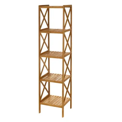 Etajeră de baie din bambus 36,5x153 cm – Casa Selección