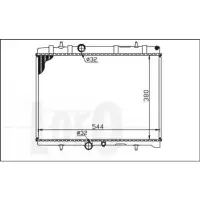 Radiator, racire motor LORO 009-017-0011
