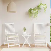 Gossi perne scaune de gradina 2 buc. crem 50x50x3 cm tesatura oxford