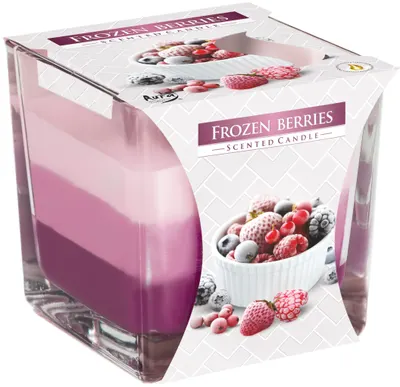 Lumânare parfumată Bispol Aura - Frozen Berries, 170 g