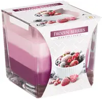 Lumânare parfumată Bispol Aura - Frozen Berries, 170 g