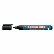 Marker Edding 380 pentru flipchart, varf rotund, 1. 5-3 mm, negru