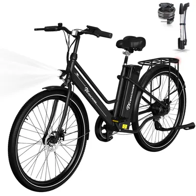 Bicicletă electrică 26" EVERCROSS EK8 250W 36V 25 km/h APP
