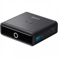 Incarcator Statie Anker pentru baterie externa Prime, 100W, 5A, 1 x Pogo Pin - 1 x USB-C - 2 x USB-A, Negru A1902311