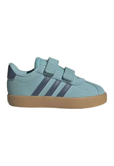 Pantofi sport VL Court 3.0 cu inchidere velcro - Turcoaz/Bleumarin
