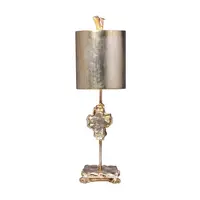 Veioza Cross 1 Light Table Lamp – Silver Leaf