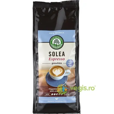 Cafea Solea Espresso Macinata Decofeinizata Ecologica/Bio 250g