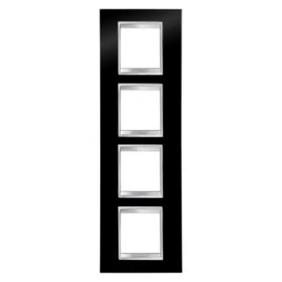 Placa ornament CProiector HORUS LUX international - IN TECHNOPOLYMER - 2+2+2+2 modul VERTICAL - TONER BLACK - CProiector HORUS