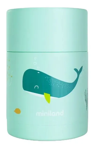 Termos pentru mâncare Miniland - Ocean, 600 ml, Balenă