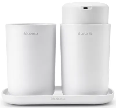 Set de 3 accesorii pentru baie Brabantia - Brabantia - ReNew, White