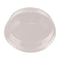 Capace Biodegradabile, Compostabile, PLA Plate, Gaura X, Transparente, 76 mm, 50 buc