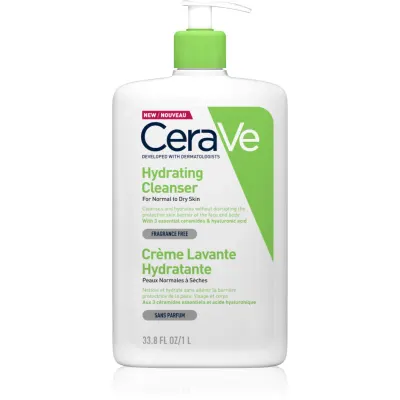 CeraVe Cleansers Hydrating Cleanser emulsie pentru curatare cu efect de hidratare 976 ml