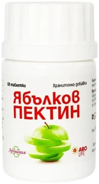 Pectină de mere, 60 tablete, Aro Life