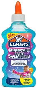 Lipici stralucitor Elmer's Glitter Glue - 177 ml, albastru