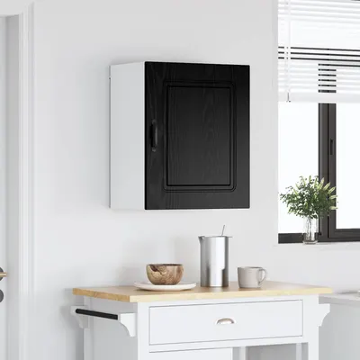 vidaXL Panou mașină de spălat vase Kalmar Stejar Negru 50 x 31 x 60 cm