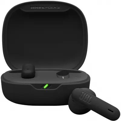 Handsfree Bluetooth JBL Wave Flex 2, TWS, ANC, MultiPoint, Negru JBLWFLEX2BLK