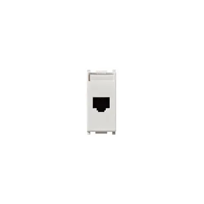 Priza EDP RJ45 Vimar(Plana) alb
