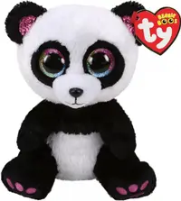 Jucărie de pluș TY Toys Beanie Boos - Panda Paris, 24 cm