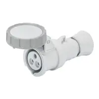 Priza industriala mobila HP - IP66/IP67/IP68/IP69 - 2P+E 32A TRANSFORMER 50/60HZ - GREY - 12H - Strangere cu surub