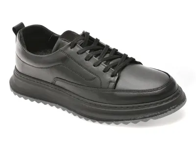 Pantofi sport GRYXX negri, BS41501, din piele naturala