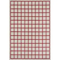 Covor roșu/bej 120x170 cm Picnic – ESTE