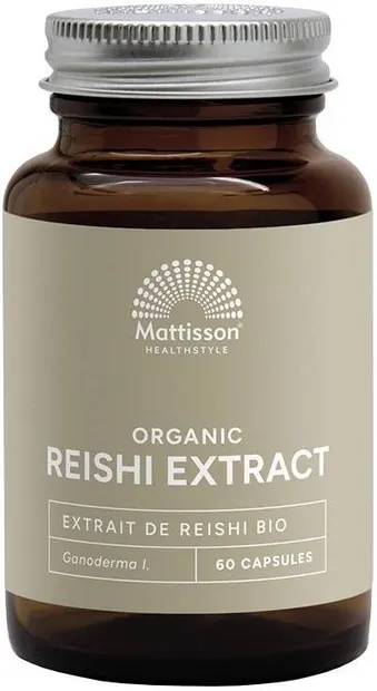 Mattisson Healthstyle Extract Organic Reishi, 60 capsule