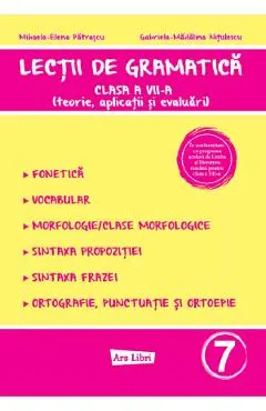 Lectii de gramatica - Clasa 7