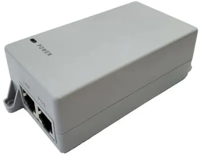 Injector PoE Mimosa - 24V, Gigabit 2xRJ45, gri