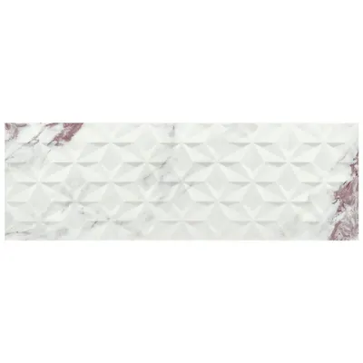 Faianta decorativa Oasis Damson rectificata 30x90 lucioasa