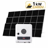 Sistem fotovoltaic 5kW (4 + 1 kW CADOU), invertor monofazat hibrid Fronius si 11 panouri Canadian Solar N-Type TOPCon, monocristalin, 460 Wp, 144 celule, rama neagra