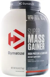 Super Mass Gainer, căpșună, 2.7 kg, Dymatize