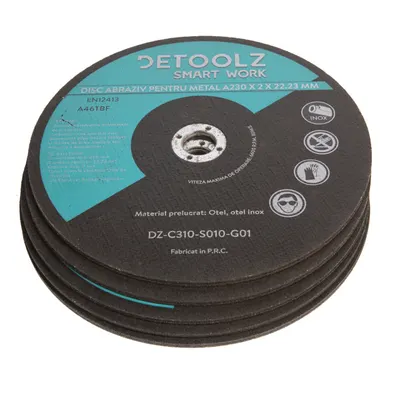 Set 10 discuri Detoolz pentru debitat metal, diametru 230 mm
