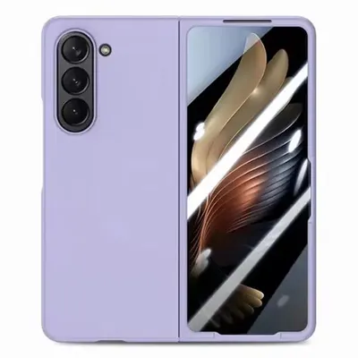 Husa de Protectie Antisoc pentru Samsung Galaxy Z Fold7, Protectie pentru Ecran, Mov Engros